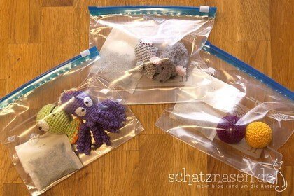 Katzenspielzeug mit Geruch, Duftspielzeug selbsgemacht DIY